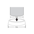 Surface Gard 37mm Clear Round Plastic Castor Cups - 4 Pack Floor Protectors
