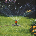GARDENA Vario Comfort Circular Sprinkler, 225m² Coverage, 17m Spray, Weighted Base