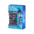 Bremick Vortex Plus Roofing Screw 6.2 x 50mm - Hex B8 Coating - Box of 100 - Watertight Connection - SuperSaverAU - view 1