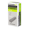 Powerfit 22mm Electro Galvanised Narrow Crown Staples - 2000 Pack - Corrosion Resistant - SuperSaverAU - view 1