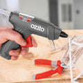 Ozito Glue Gun Kit 30W 11mm - 4 Glue Sticks - Grey/Red/Black/Silver - SuperSaverAU - view 4