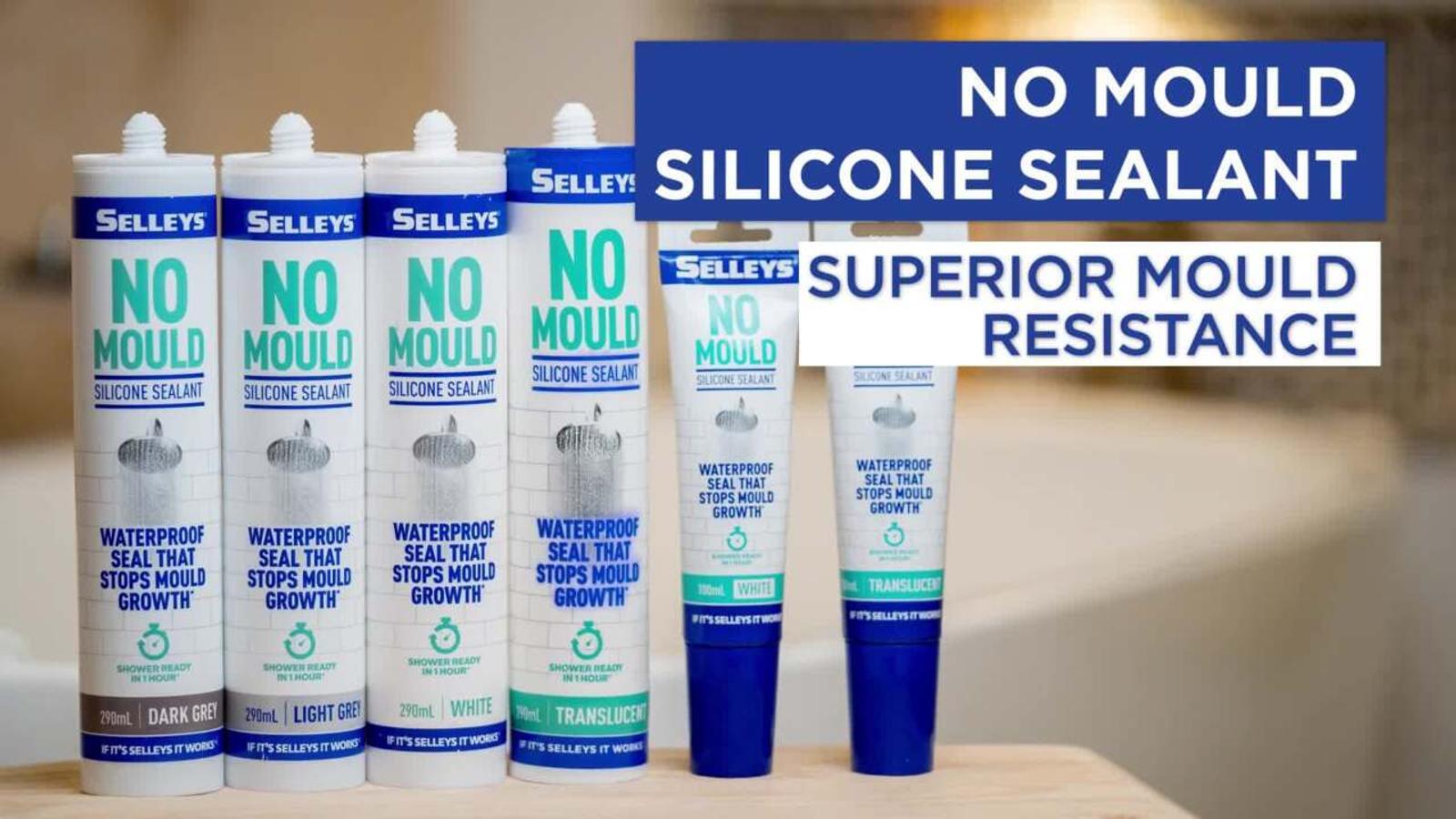 Selleys No Mould 100ml White Silicone Sealant