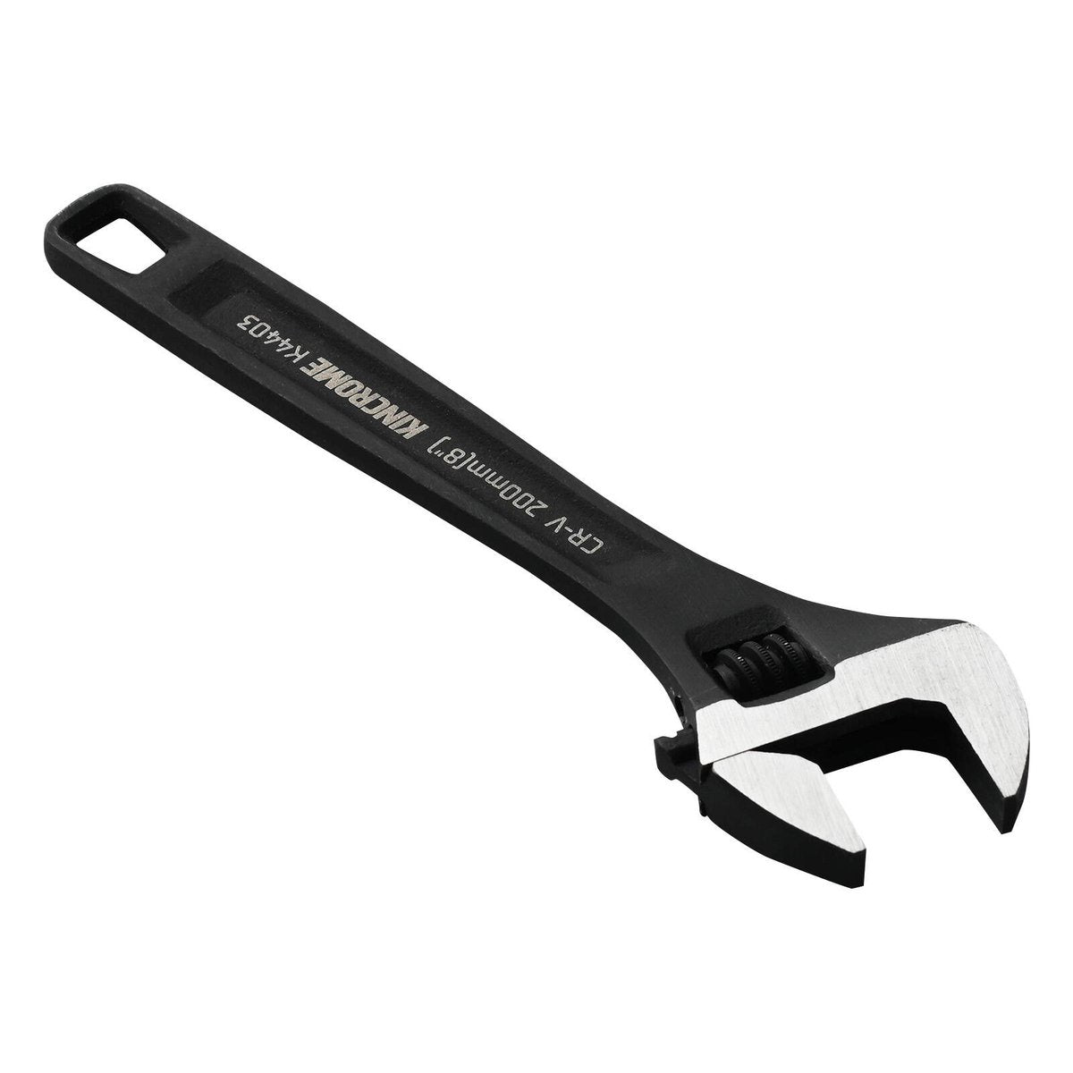 Kincrome Adjustable Wrench 200mm 8 - Chrome Vanadium Steel - 24mm Jaw Opening - Corrosion-Resistant Black Finish - SuperSaverAU - view 4
