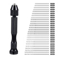 49 Piece Mini Hand Drill Set with Twist Drill Bits, 0.5mm to 3.0mm - view 4