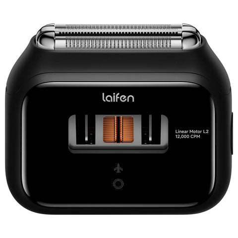 Travel Foil Shaver with Two Foils Plus Trimmer, 100-Minute Runtime and Waterproof Body, Laifen P3 1ER91PAUBL001
