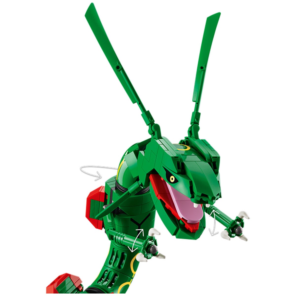 LEGO Rayquaza Pokemon 380mm Tall Display Model Kit With Zinnia Minifigure 72168 — image 6
