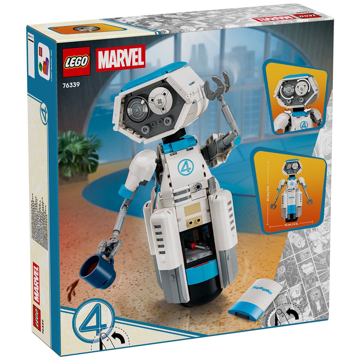 LEGO H.E.R.B.I.E. The Fantastic Four Marvel Robot Model Kit 747 Pieces 76339 — image 2