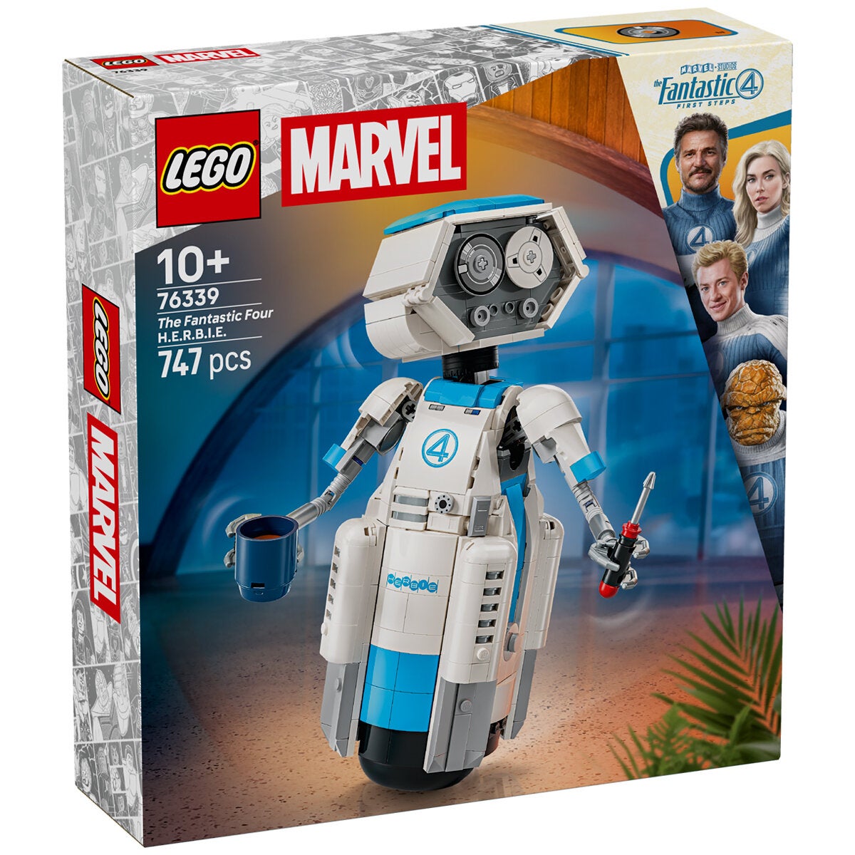 LEGO H.E.R.B.I.E. The Fantastic Four Marvel Robot Model Kit 747 Pieces 76339 — image 3