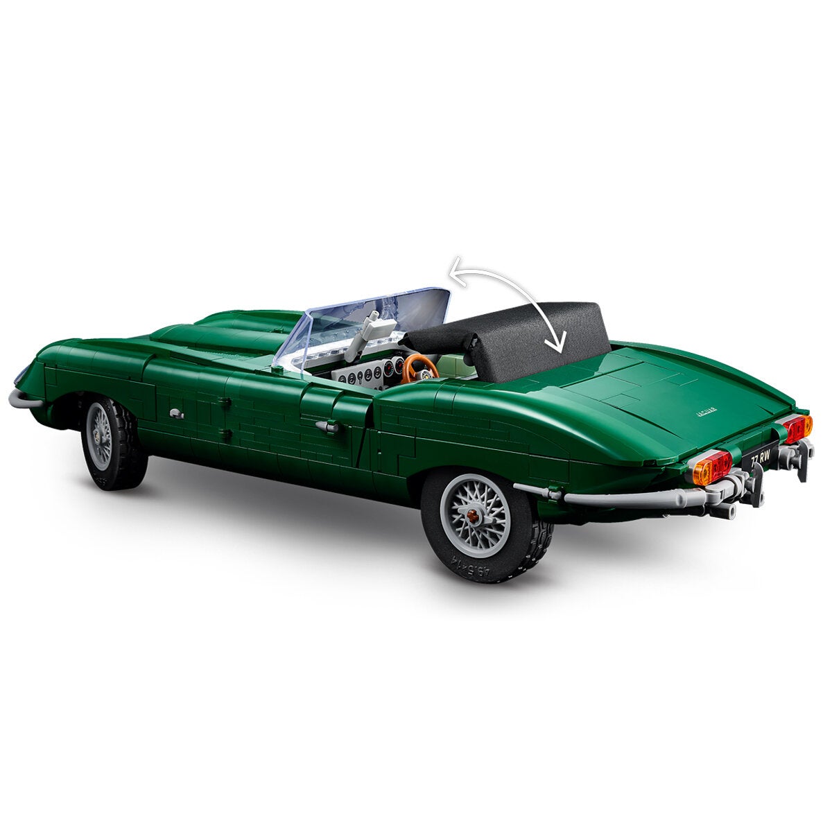 LEGO Jaguar E-Type Model Car Kit Icons 1673 Pieces Collectible 11381 — image 6
