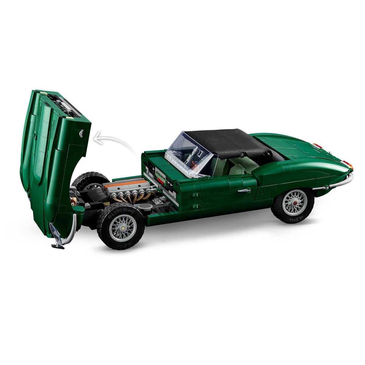 LEGO Jaguar E-Type Model Car Kit Icons 1673 Pieces Collectible 11381 — image 7