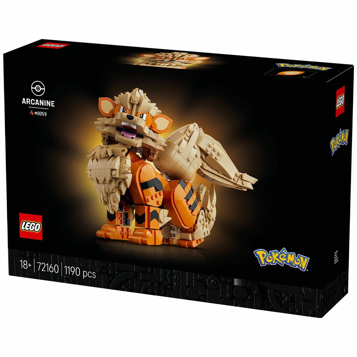 LEGO Arcanine Pokemon Model Kit Posable Collectors Display Figure 72160 — image 8