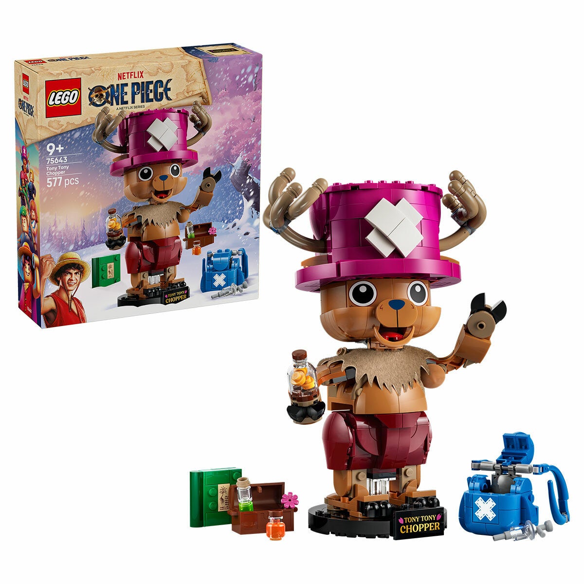 LEGO Tony Tony Chopper One Piece Buildable Character Model Kit 75643