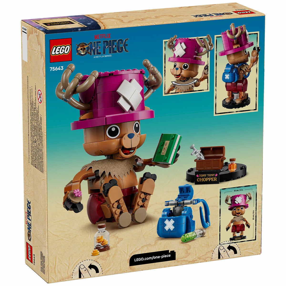 LEGO Tony Tony Chopper One Piece Buildable Character Model Kit 75643 — image 8