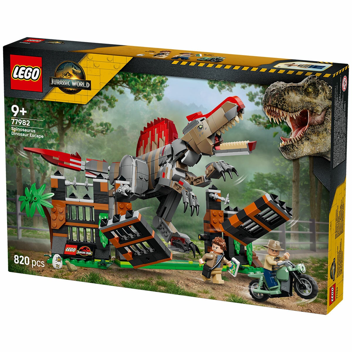 LEGO Spinosaurus Dinosaur Escape Jurassic World Posable Dinosaur Playset 77982 — image 6