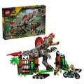 LEGO Spinosaurus Dinosaur Escape Jurassic World Posable Dinosaur Playset 77982