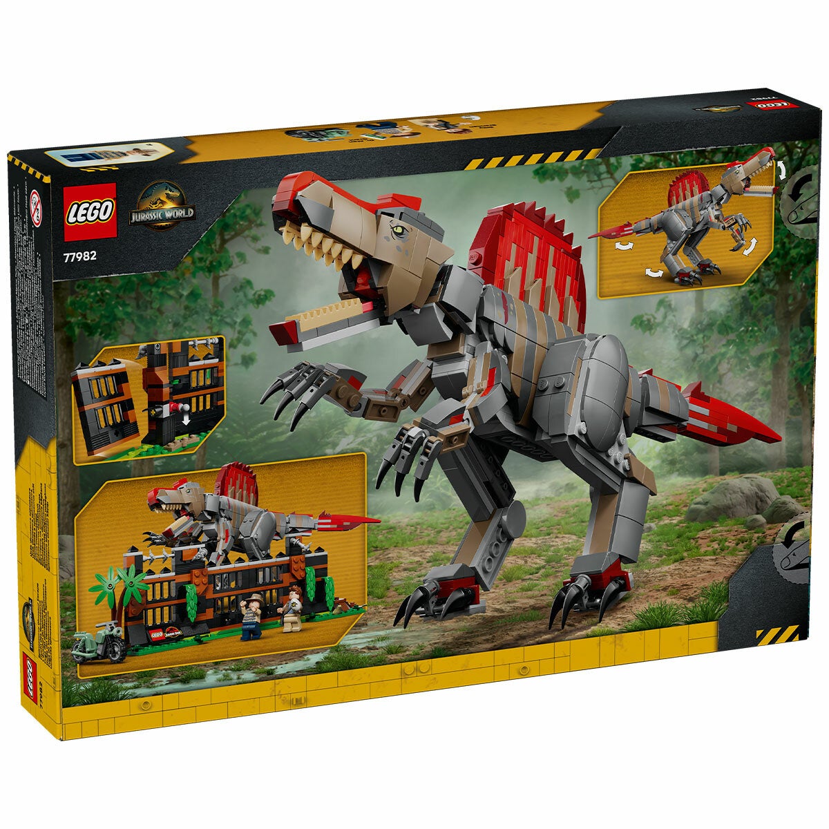 LEGO Spinosaurus Dinosaur Escape Jurassic World Posable Dinosaur Playset 77982 — image 7