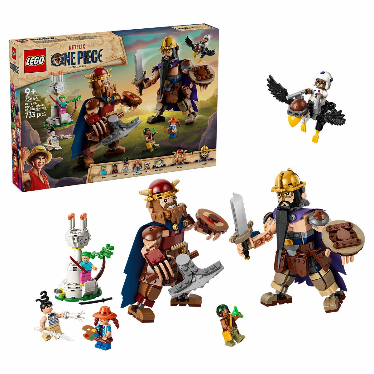 LEGO Dorry Vs Brogy Giants Of Little Garden One Piece Jointed Figures 75644