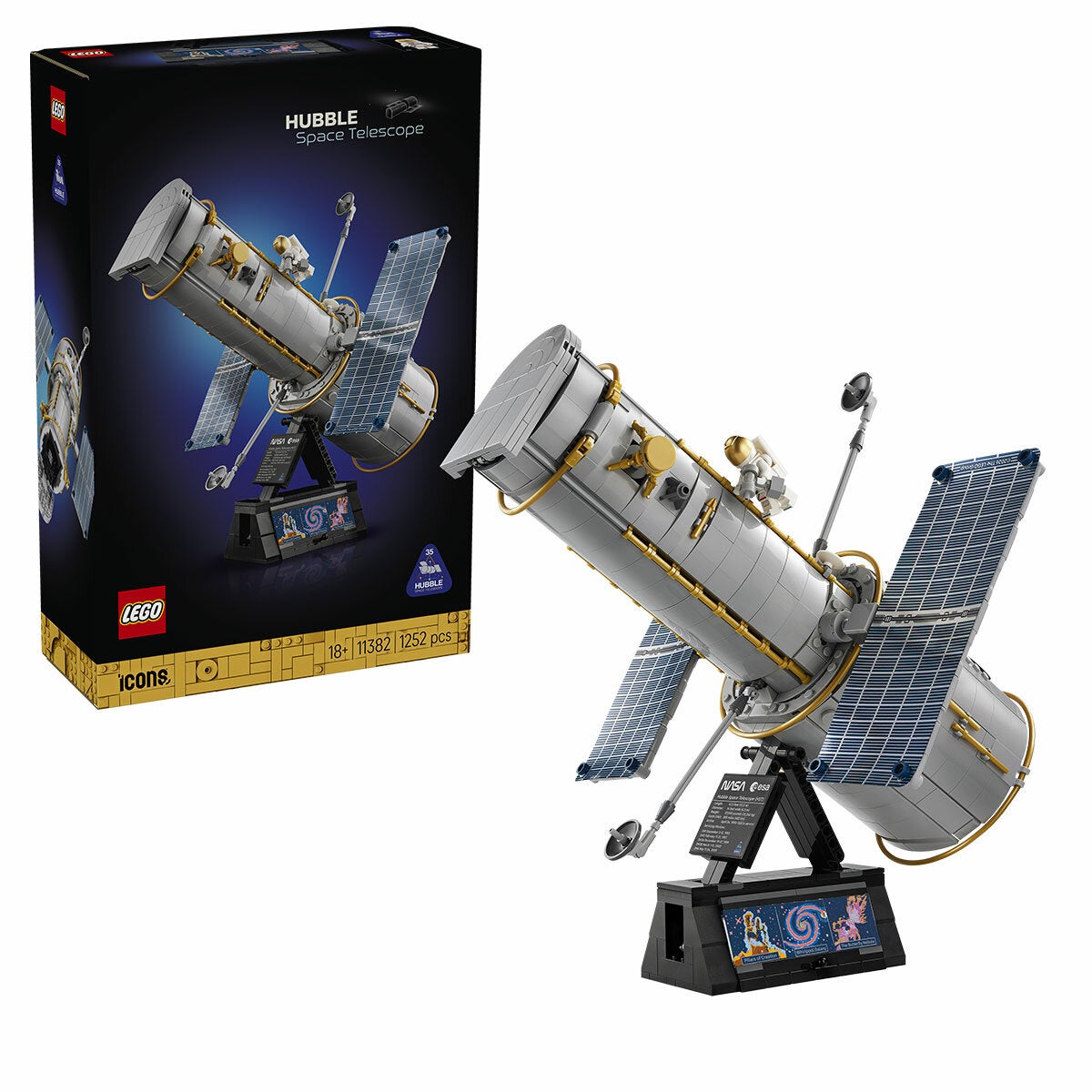 LEGO Hubble Space Telescope Icons Collectible Model Kit 11382