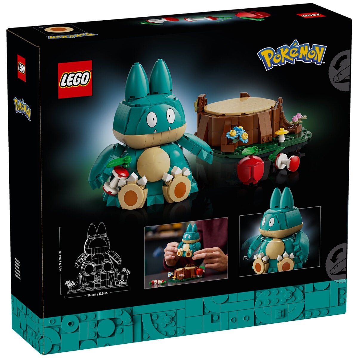LEGO Munchlax Pokemon Model Kit 757 Pieces Collectible Room Decor 72150 — image 2