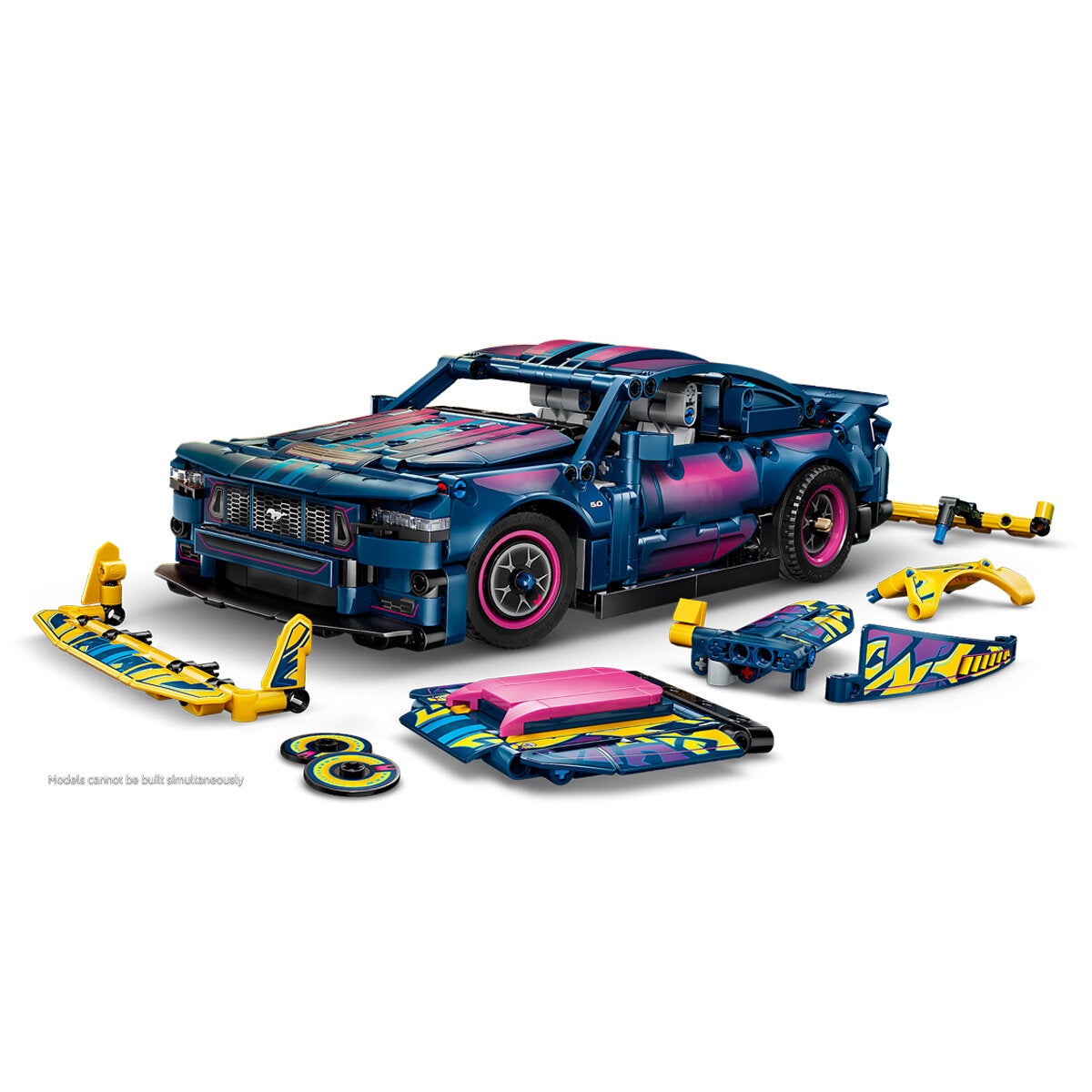 LEGO Ford Mustang GT Custom Garage Technic Car Model Kit 973 Pieces 42236 — image 6