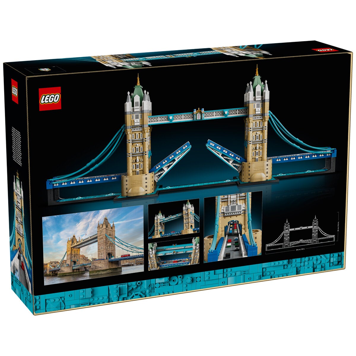 LEGO Tower Bridge 3745 Piece Architecture Model Kit Collectible 21067 — image 2