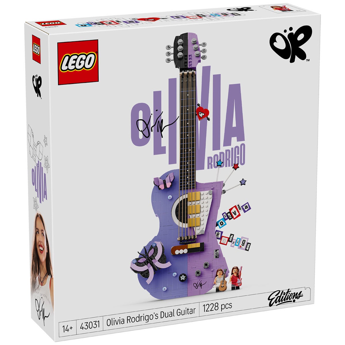 LEGO Olivia Rodrigo's Dual Guitar 1228 Piece Editions Model Kit 43031 — image 2