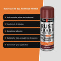White Knight Rust Guard 300g Red Oxide All Purpose Quick Dry Primer Spray Paint