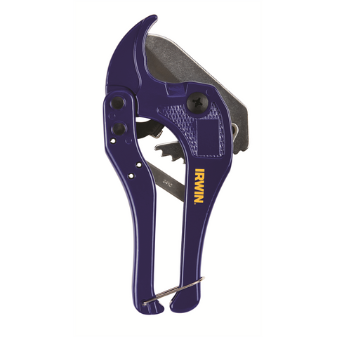 Irwin Ratcheting PVC Cutter - 38mm - Stainless Steel - One-Handed Operation - SuperSaverAU - view 1