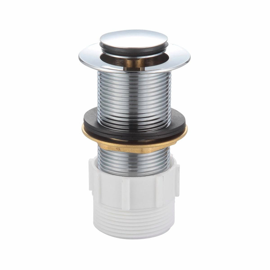 Kinetic 32mm Chrome Pop Up Basin Waste Brass Durable Easy Drainage - SuperSaverAU - view 1