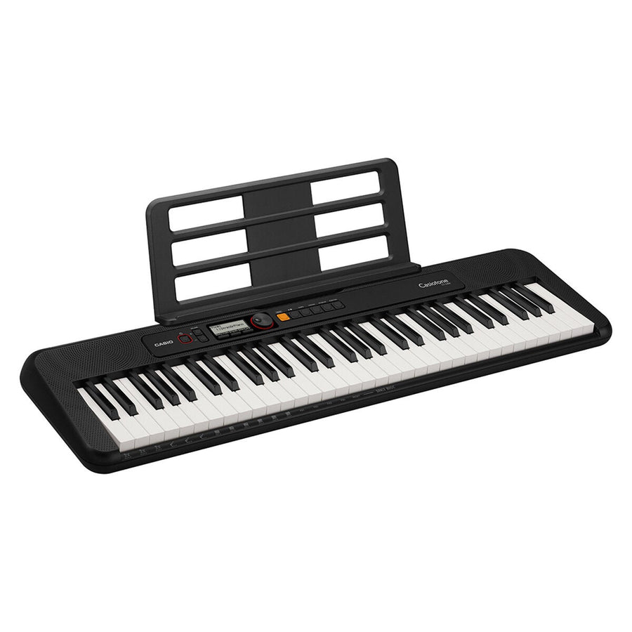 Portable Electronic Keyboard with 61 Full-Size Keys, 60 Practice Songs and Headphone Output, Casio CT-S200BK