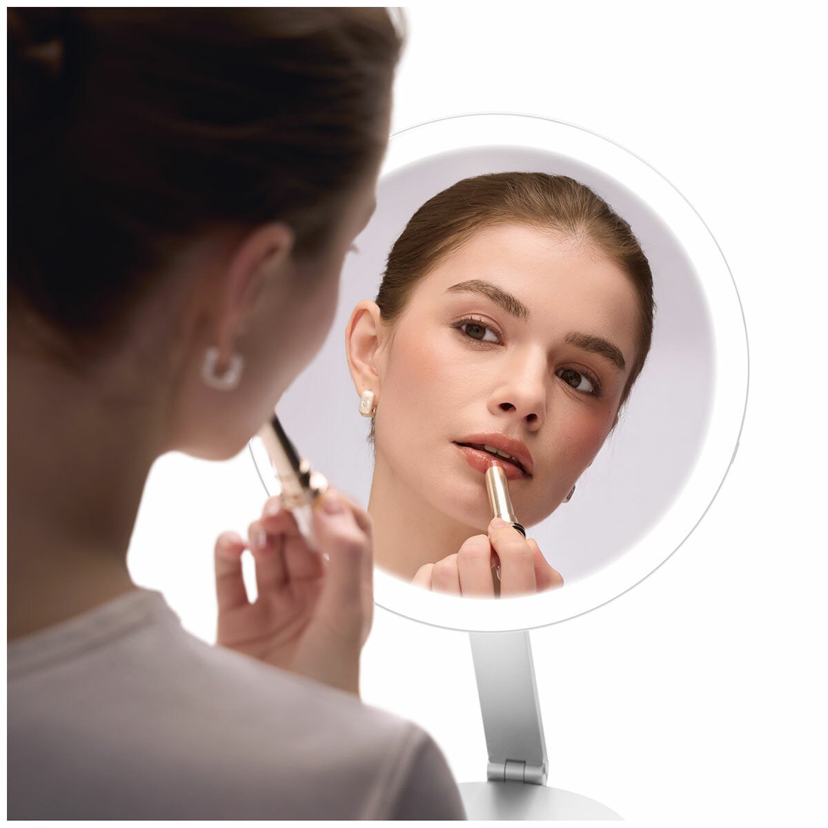Laifen Glowy Rechargeable Makeup Mirror LED 5500mAh Aluminium Body 1MM51PAUWH001 — image 8