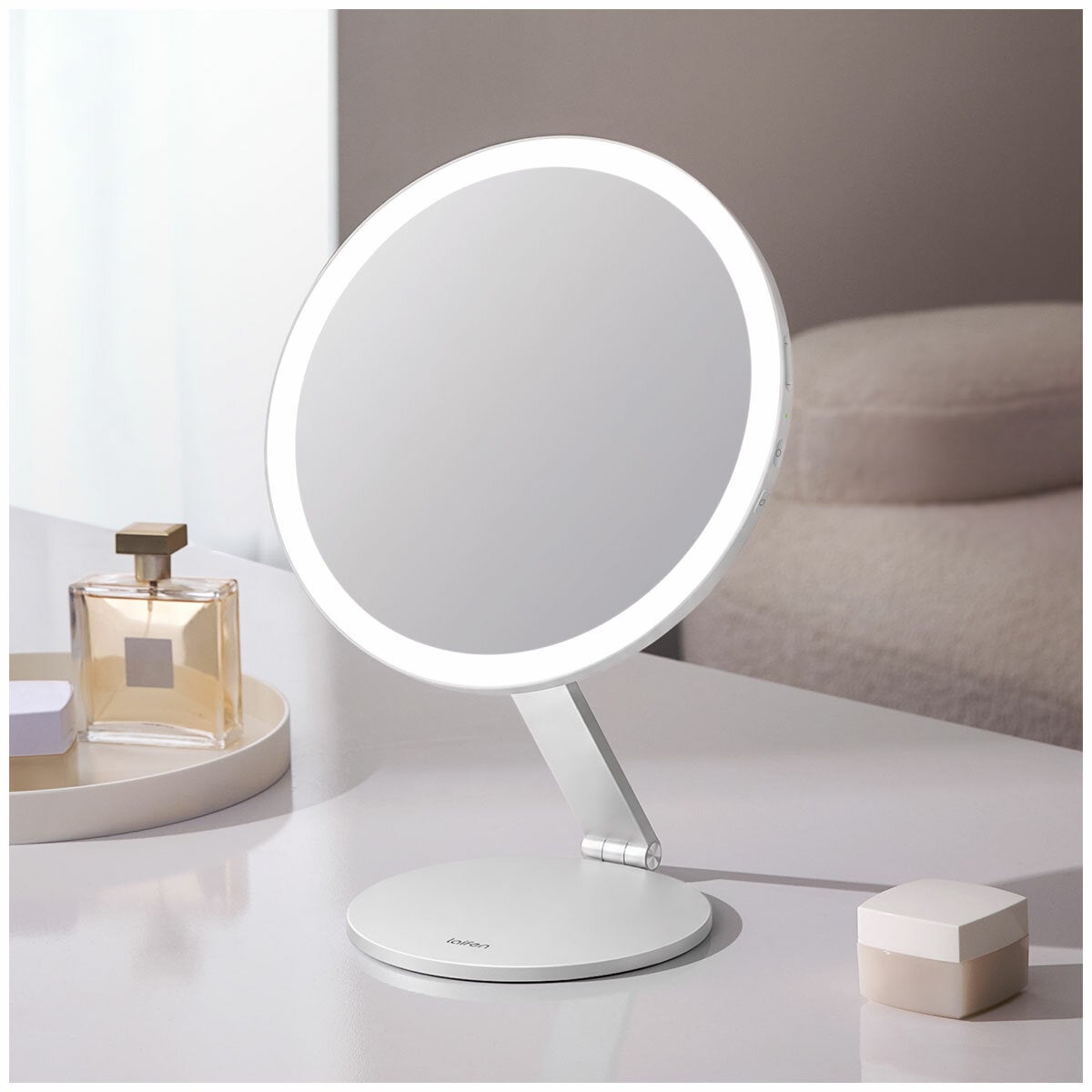 Laifen Glowy Rechargeable Makeup Mirror LED 5500mAh Aluminium Body 1MM51PAUWH001 — image 7