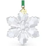 Swarovski 2026 Crystal Snowflake Christmas Ornament, Green Ribbon and 192 Facets — image 7
