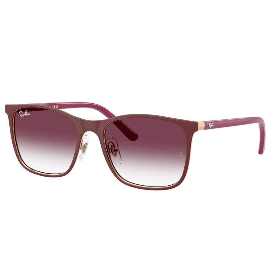 Ray-Ban 48mm Kids Sunglasses Square Metal Frame Rose Gold RJ9551S