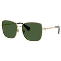 Burberry Women's BE3158 Square Metal Shades 58mm Light Gold Made in Italy — image 4