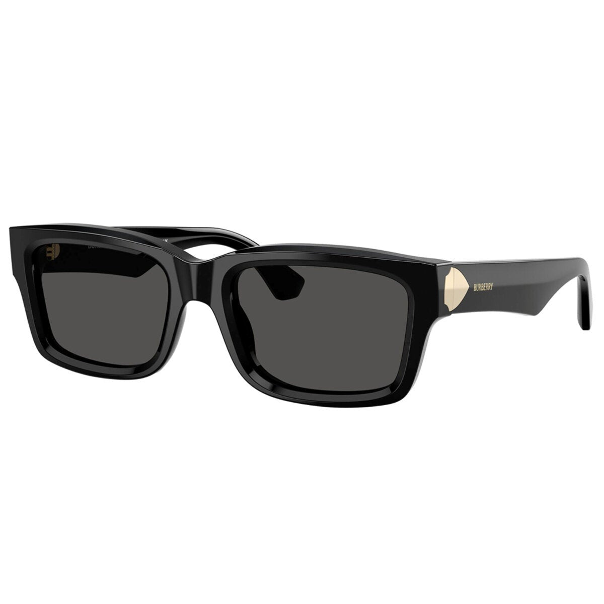Burberry Women's Rectangle Sunglasses BE4443 Dark Grey Lenses Acetate Frame