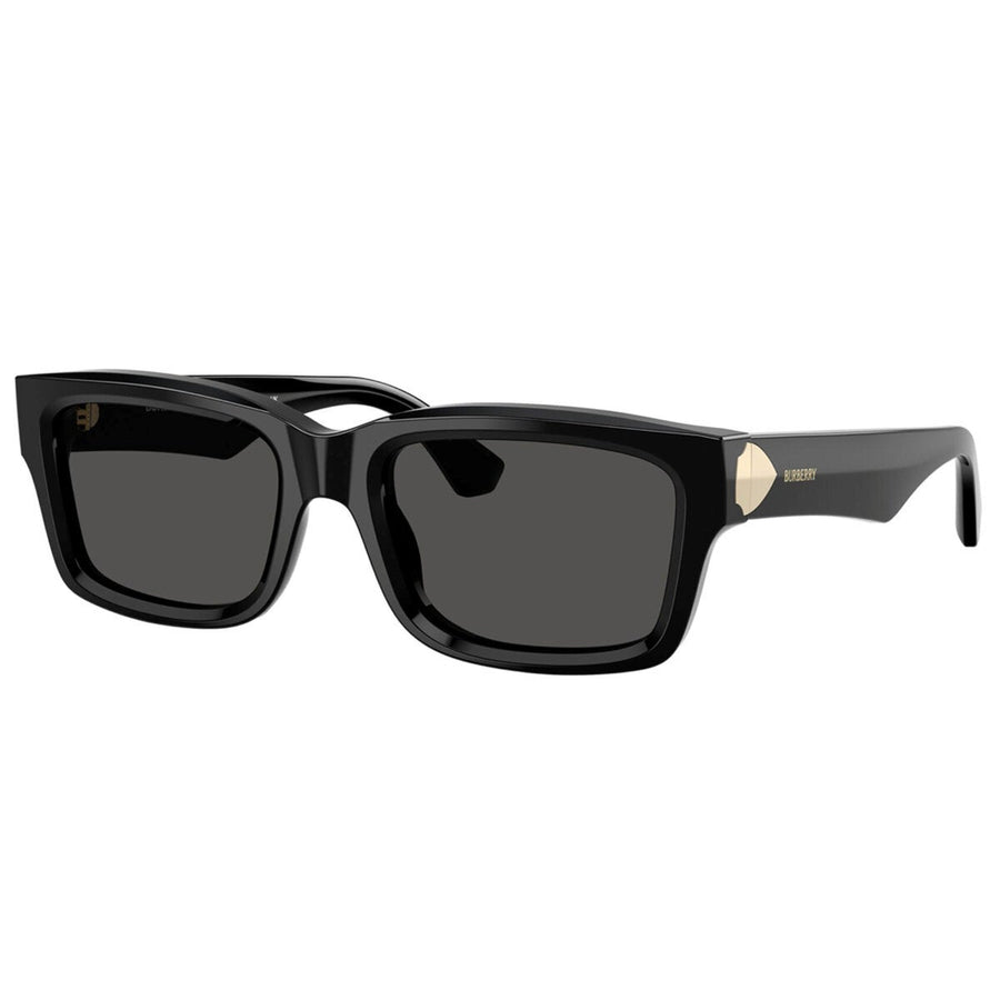 Burberry Women's Rectangle Sunglasses BE4443 Dark Grey Lenses Acetate Frame