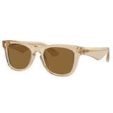 Burberry BE4426 Sunglasses Men's Square Frame, Trench Beige with Key Bridge — image 3