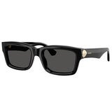 Burberry Women's Rectangle Sunglasses BE4443 Dark Grey Lenses Acetate Frame — image 3