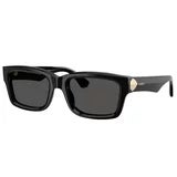 Burberry Women's Rectangle Sunglasses BE4443 Dark Grey Lenses Acetate Frame — image 7