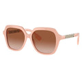 Burberry Women's Joni BE4389 Square Shades 55mm Acetate with Check Temples — image 6