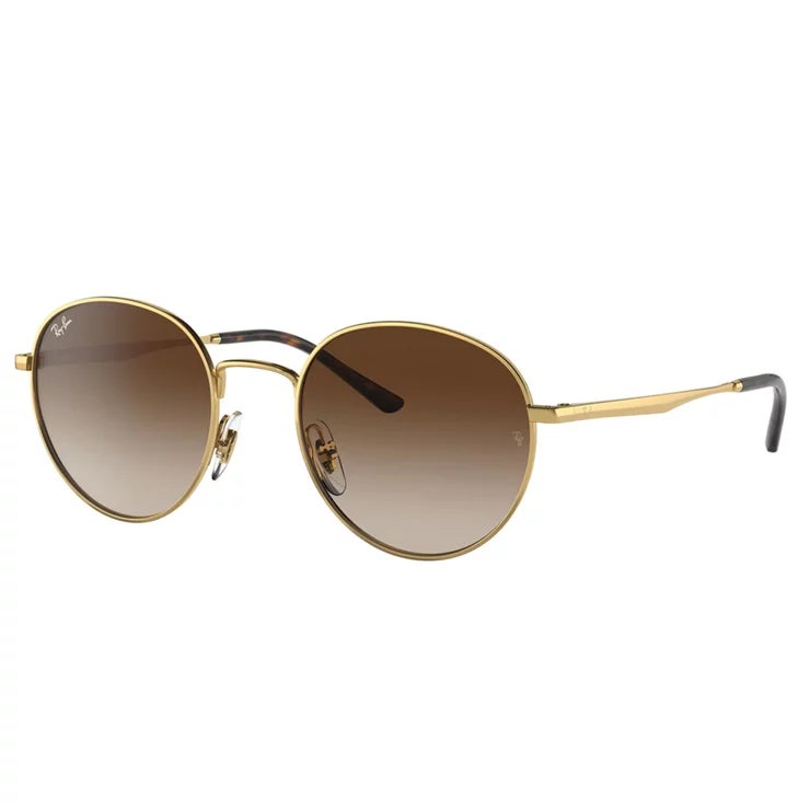 Ray-Ban New Round RB3681 Unisex Phantos Shades 50mm Gold Metal Frame — image 6