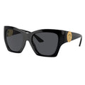 Versace Women's Sunglasses VE4452 Dark Grey Lenses Black Frame Medusa Temple Tips — image 6