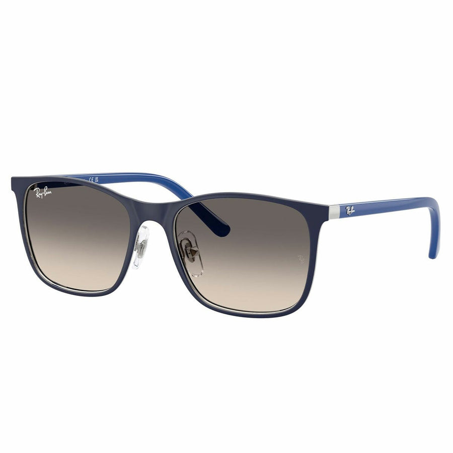 Ray-Ban Childrens Sunglasses 48mm Gradient Grey Lens Square Metal RJ9551S 29811