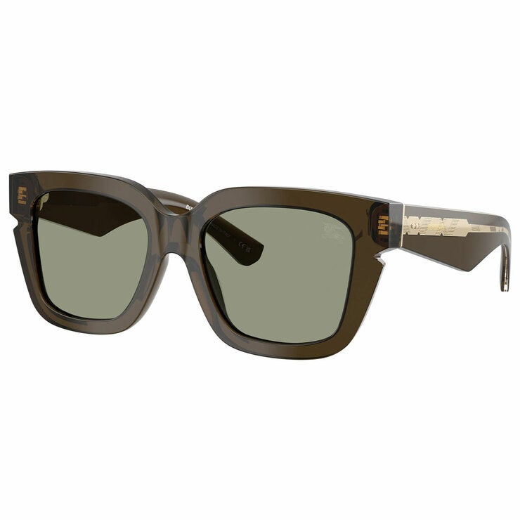 Burberry Women's BE4453F Square Shades 54mm with Check Metal Temple Detail — image 2