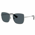 Burberry Women's Sunglasses BE3158 Dark Grey Lenses Square Silver Metal Frame — image 2