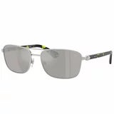 Burberry BE3163 Sunglasses Men's, Full Rim Metal with Silver Mirror Lenses — image 7