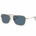 Ray-Ban New Caravan RBR0102S Men's Square Shades 58mm Polished Rose Gold — image 5