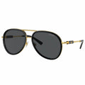 Versace Women's Aviator Sunglasses VE2260 Dark Grey Lenses Black Metal UV400 — image 5