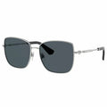 Burberry Women's Sunglasses BE3158 Dark Grey Lenses Square Silver Metal Frame — image 6
